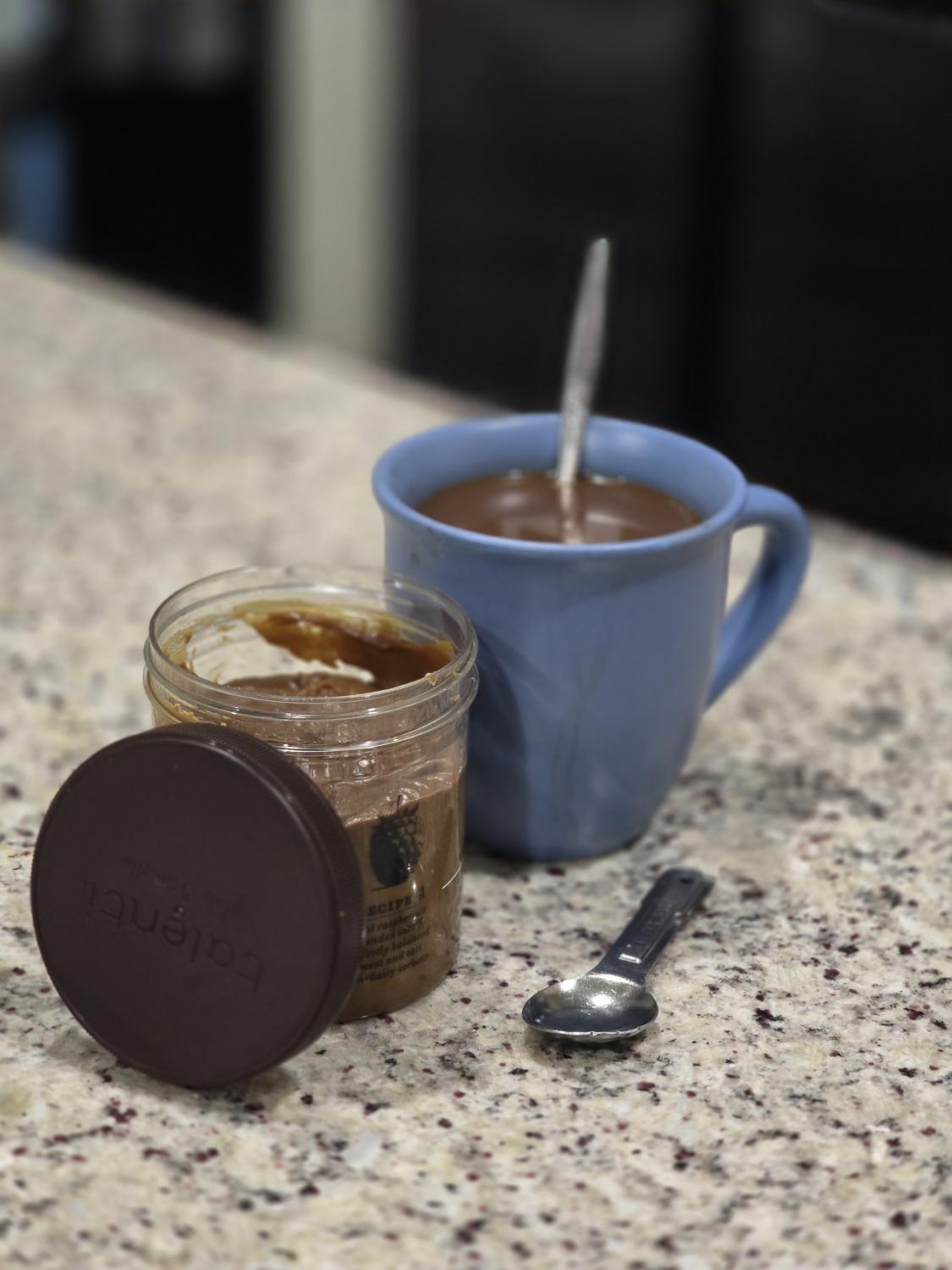 Spoon of paste